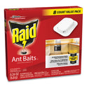 Raid Ant Baits, 0.24 oz, 8/Box, 12 Boxes/Carton (308819)