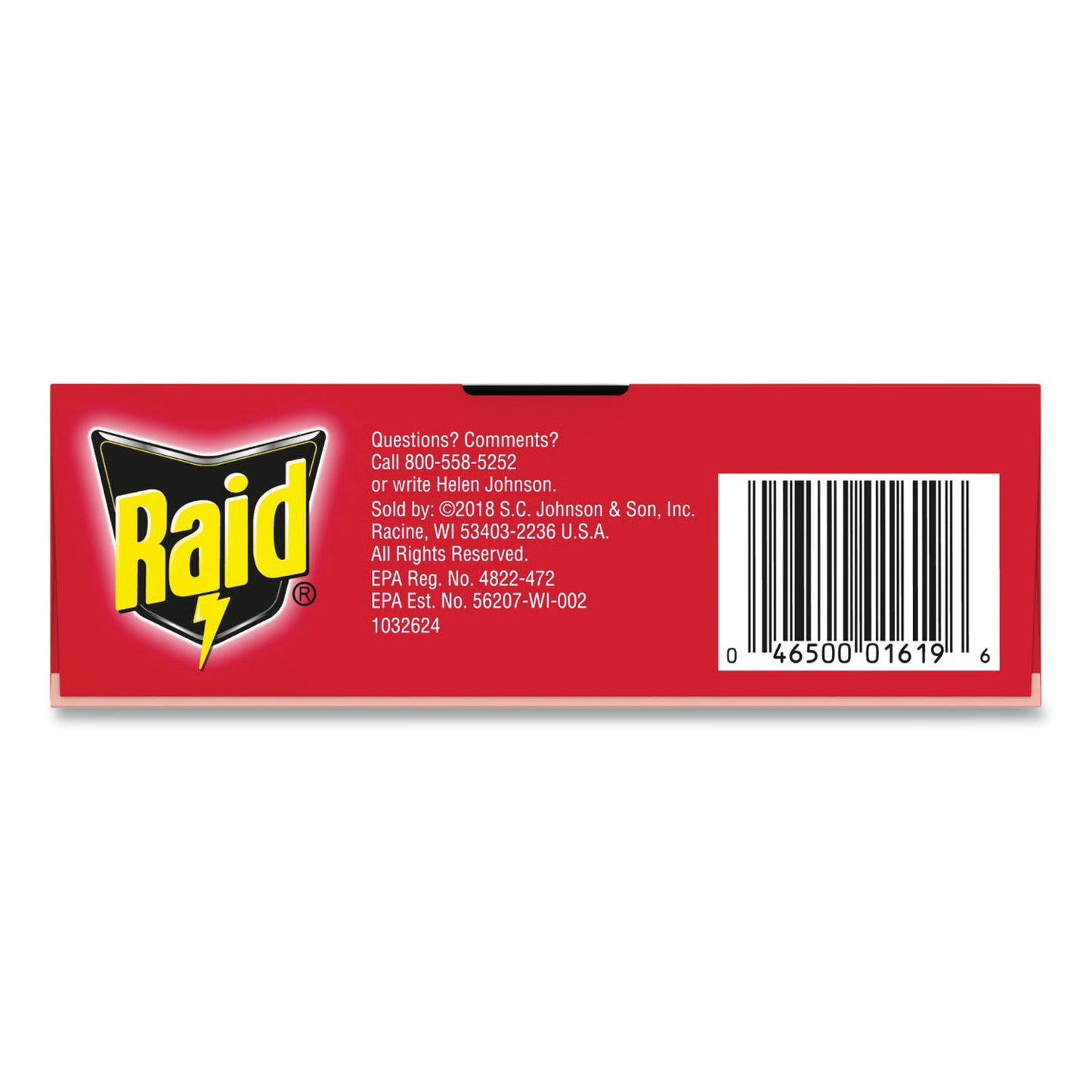 Raid Roach Baits, 0.7 oz Box, 6/Carton (334863)