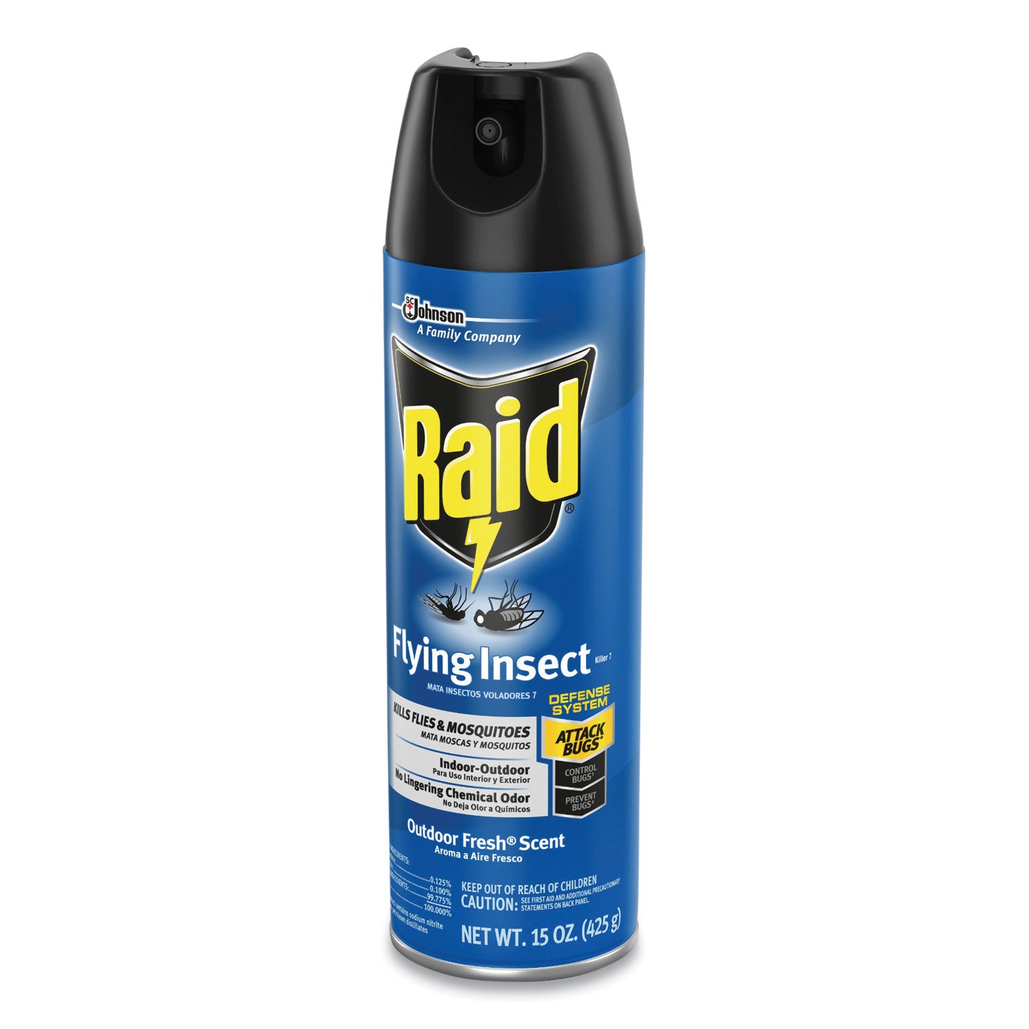 Raid Flying Insect Killer, 15 oz Aerosol Spray, 12/Carton (300816)