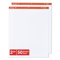 Universal Easel Pads/Flip Charts, Presentation Format (1" Rule), 27 x 34, White, 50 Sheets, 2/Carton (35601)