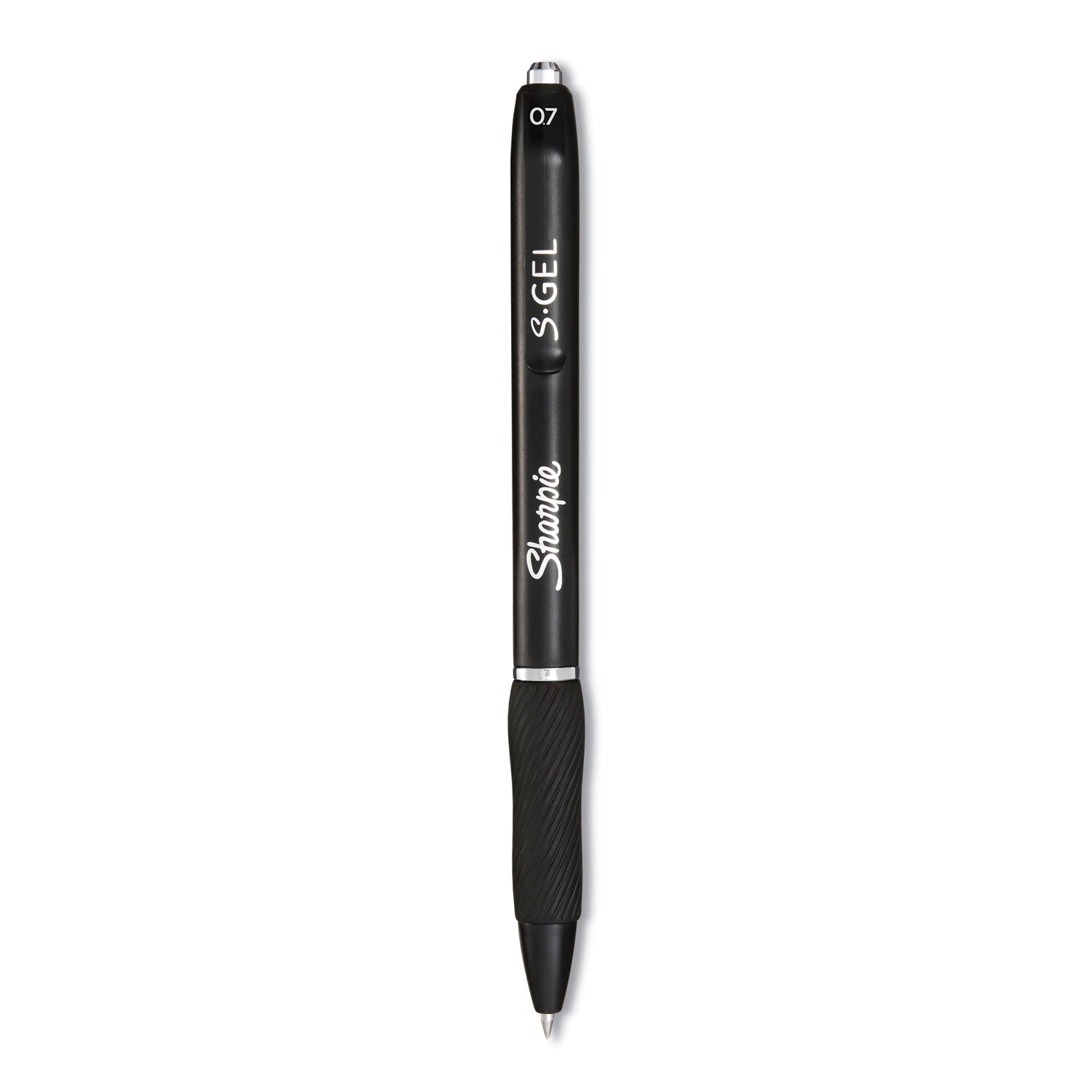 Sharpie S-Gel High-Performance Gel Pen, Retractable, Medium 0.7mm, Black Ink, Black Barrel, 36/Pack (2096193)