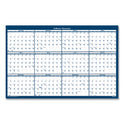 AbilityOne 7510016956113, SKILCRAFT Two-Sided Dry Erase Wall Calendar, 24 x 37, White/Blue Sheets, 12-Month (Jan to Dec): 2025