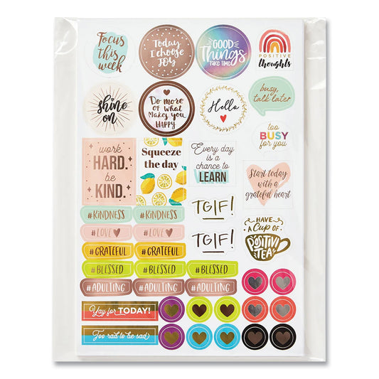 Avery Planner Sticker Variety Pack, Budget, Fitness, Motivational, Seasonal, Work, Assorted Colors, 1,744/Pack (6785)