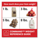 Command General Purpose Wire Hooks, Medium, Metal, White, 2 lb Capacity, 13 Hooks and 16 Strips/Pack (1706513)