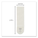 Command Picture Hanging Strips, Removable, Holds Up to 3 lbs per Pair, Medium, 0.63 x 2.75, White, 22 Pairs/Pack (1720422)