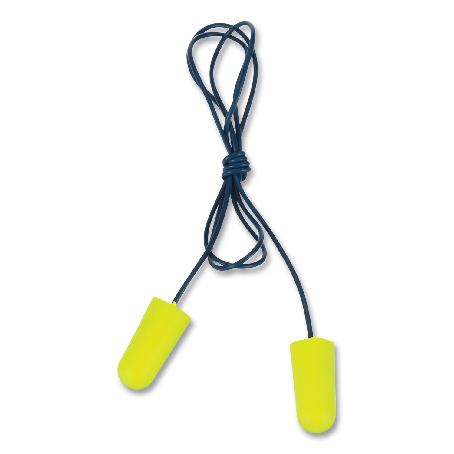 3M E-A-Rsoft Metal Detectable Soft Foam Earplugs, Corded, 32 NRR, Poly Bag, 200 Pairs/Box (3114106)