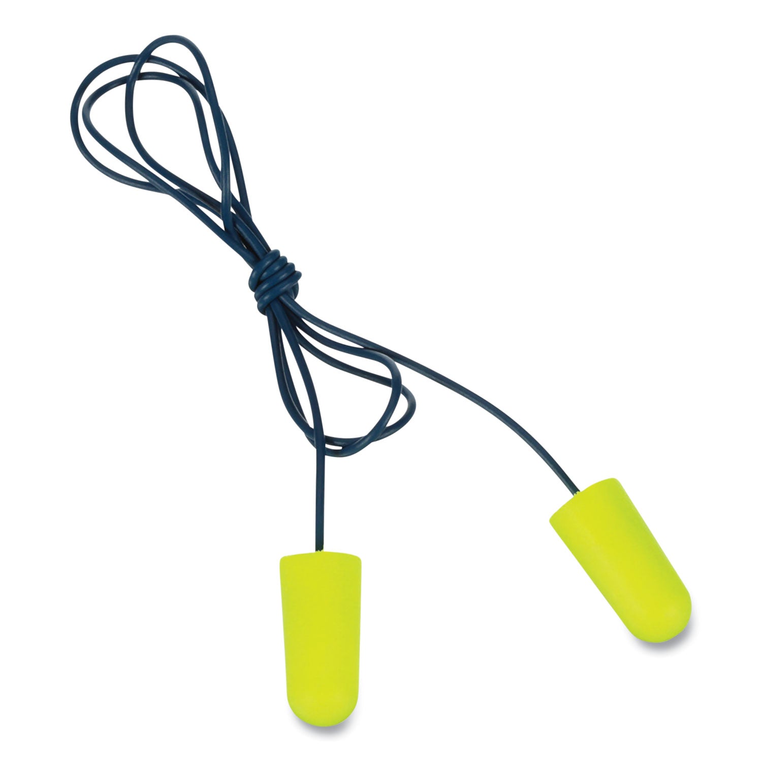 3M E-A-Rsoft Metal Detectable Soft Foam Earplugs, Corded, 32 NRR, Poly Bag, 200 Pairs/Box (3114106)