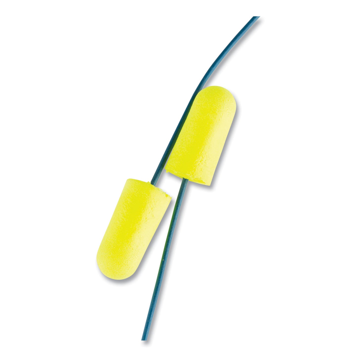 3M E-A-Rsoft Metal Detectable Soft Foam Earplugs, Corded, 32 NRR, Poly Bag, 200 Pairs/Box (3114106)