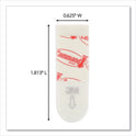 Command Poster Strips, Removable, Holds Up to 1 lb per Pair, Small, 0.63 x 1.75, White, 104/Pack (17024104)