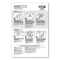 Command Poster Strips, Removable, Holds Up to 1 lb per Pair, Small, 0.63 x 1.75, White, 104/Pack (17024104)