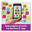 Post-it Recycled Notes in Wanderlust Pastels Collection Colors, 3" x 3", 65 Sheets/Pad, 6 Pads/Pack (70005132637)