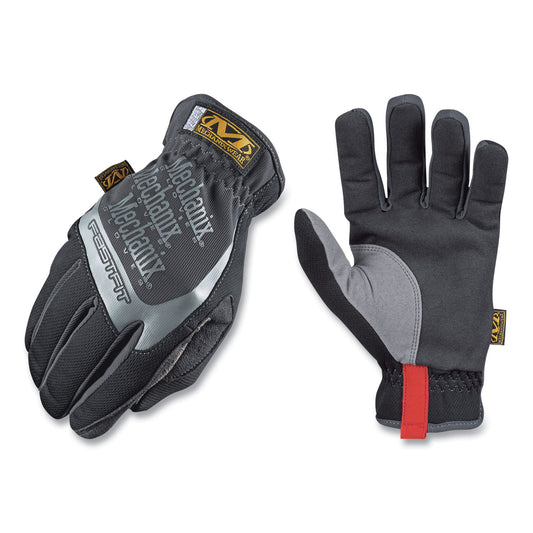 Mechanix Wear FastFit Work Gloves, Black, Small (MFF05008)