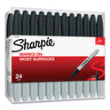 Sharpie Fine Tip Permanent Marker, Fine Bullet Tip, Black, 24/Pack (2042918)