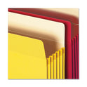 Smead Colored File Pockets, 5.25" Expansion, Letter Size, Assorted Colors, 5/Box (73836)