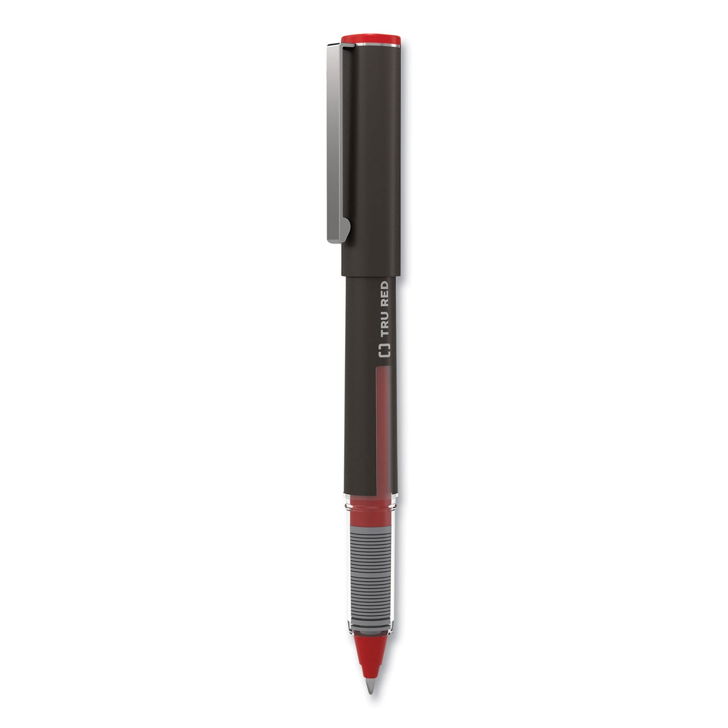 TRU RED Roller Ball Pen, Stick, Fine 0.5 mm, Assorted Ink and Barrel Colors, 3/Pack (58251)