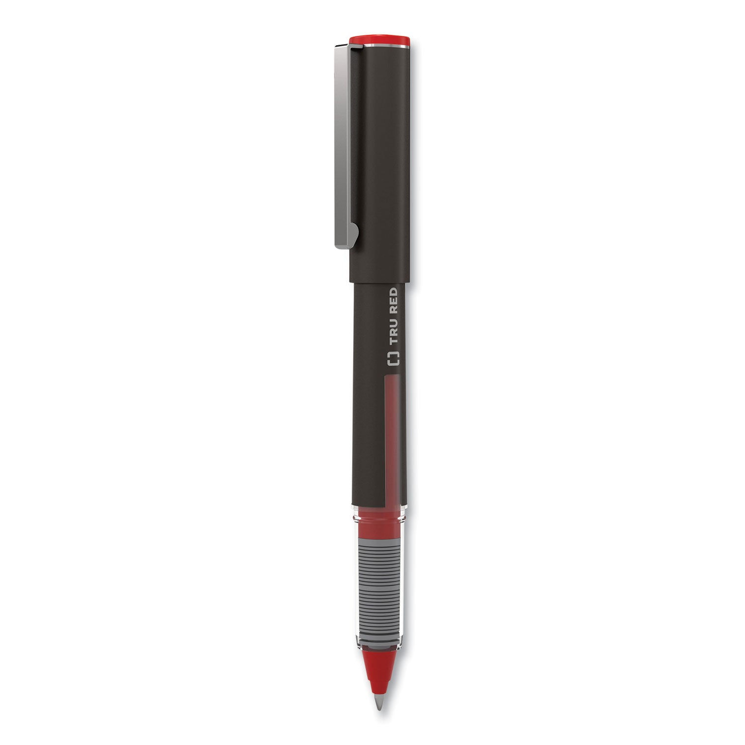 TRU RED Roller Ball Pen, Stick, Fine 0.5 mm, Assorted Ink and Barrel Colors, 3/Pack (58251)