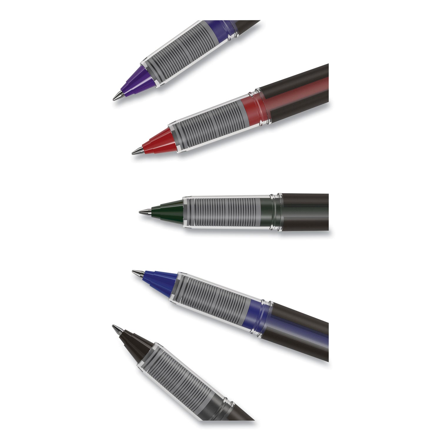 TRU RED Roller Ball Pen, Stick, Fine 0.5 mm, Assorted Ink and Barrel Colors, 3/Pack (58251)