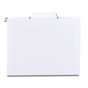 Smead FasTab Hanging Folders, Letter Size, 1/3-Cut Tabs, White, 20/Box (64002)