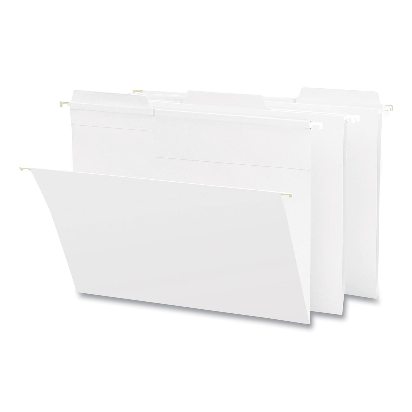 Smead FasTab Hanging Folders, Letter Size, 1/3-Cut Tabs, White, 20/Box (64002)