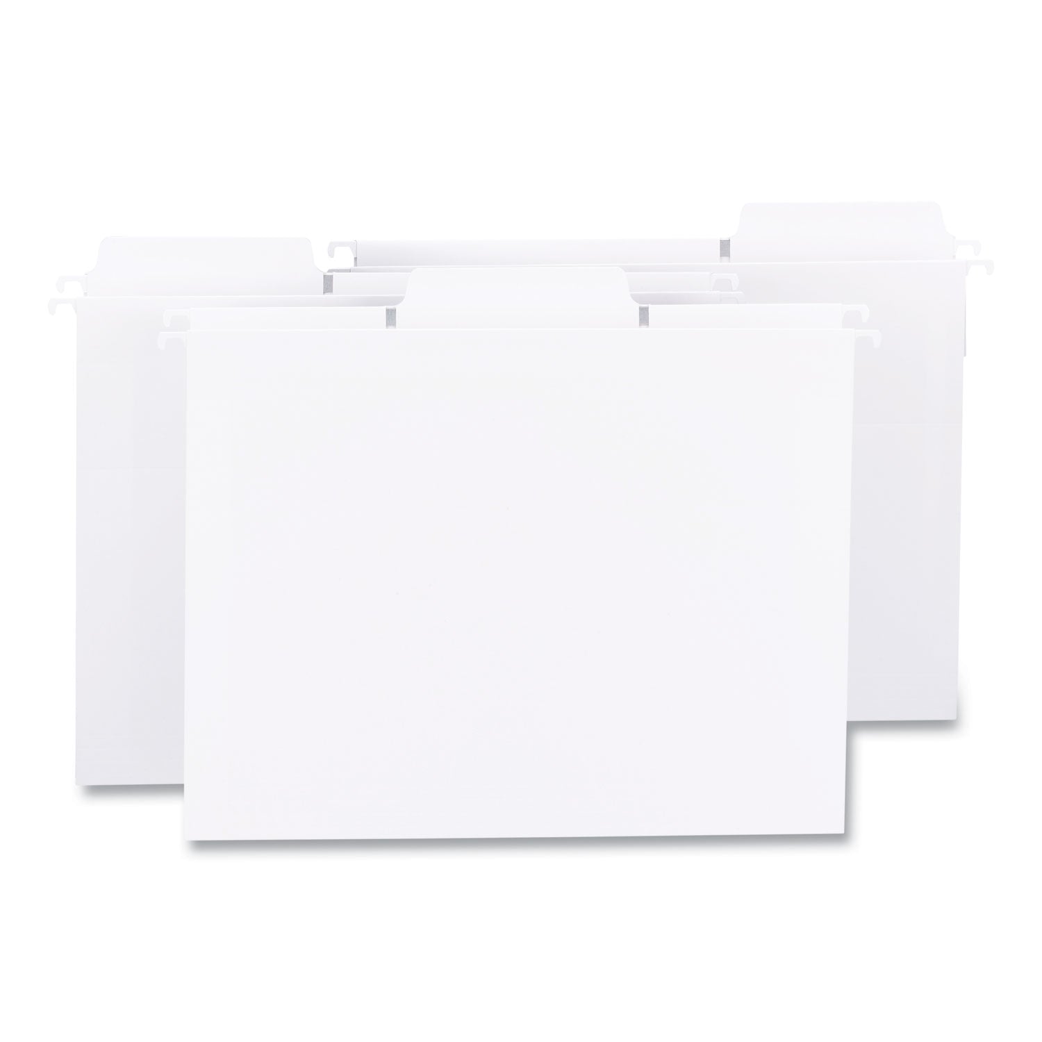 Smead FasTab Hanging Folders, Letter Size, 1/3-Cut Tabs, White, 20/Box (64002)