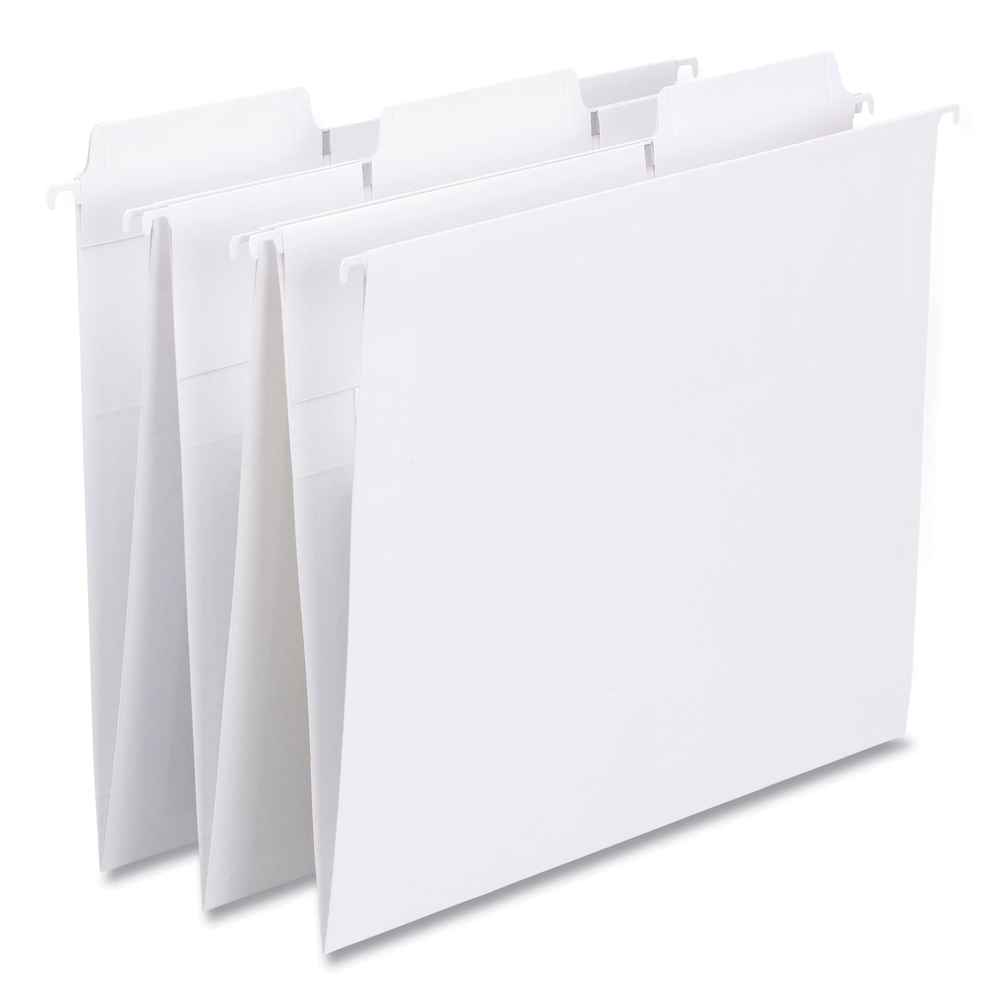 Smead FasTab Hanging Folders, Letter Size, 1/3-Cut Tabs, White, 20/Box (64002)