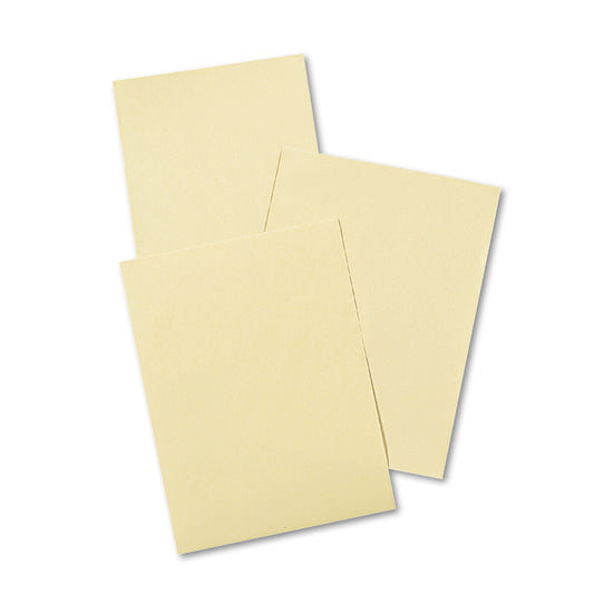 Pacon Cream Manila Drawing Paper, 60 lb Cover Weight, 9 x 12, Cream Manila, 500/Ream (4209)