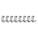 Fellowes Wire Bindings, 1/4" Diameter, 35 Sheet Capacity, Black, 25/Pack (52539)