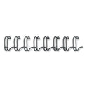 Fellowes Wire Bindings, 3/8" Diameter, 80 Sheet Capacity, Black, 25/Pack (52541)