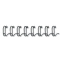 Fellowes Wire Bindings, 5/16" Diameter, 50 Sheet Capacity, Black, 25/Pack (5255201)