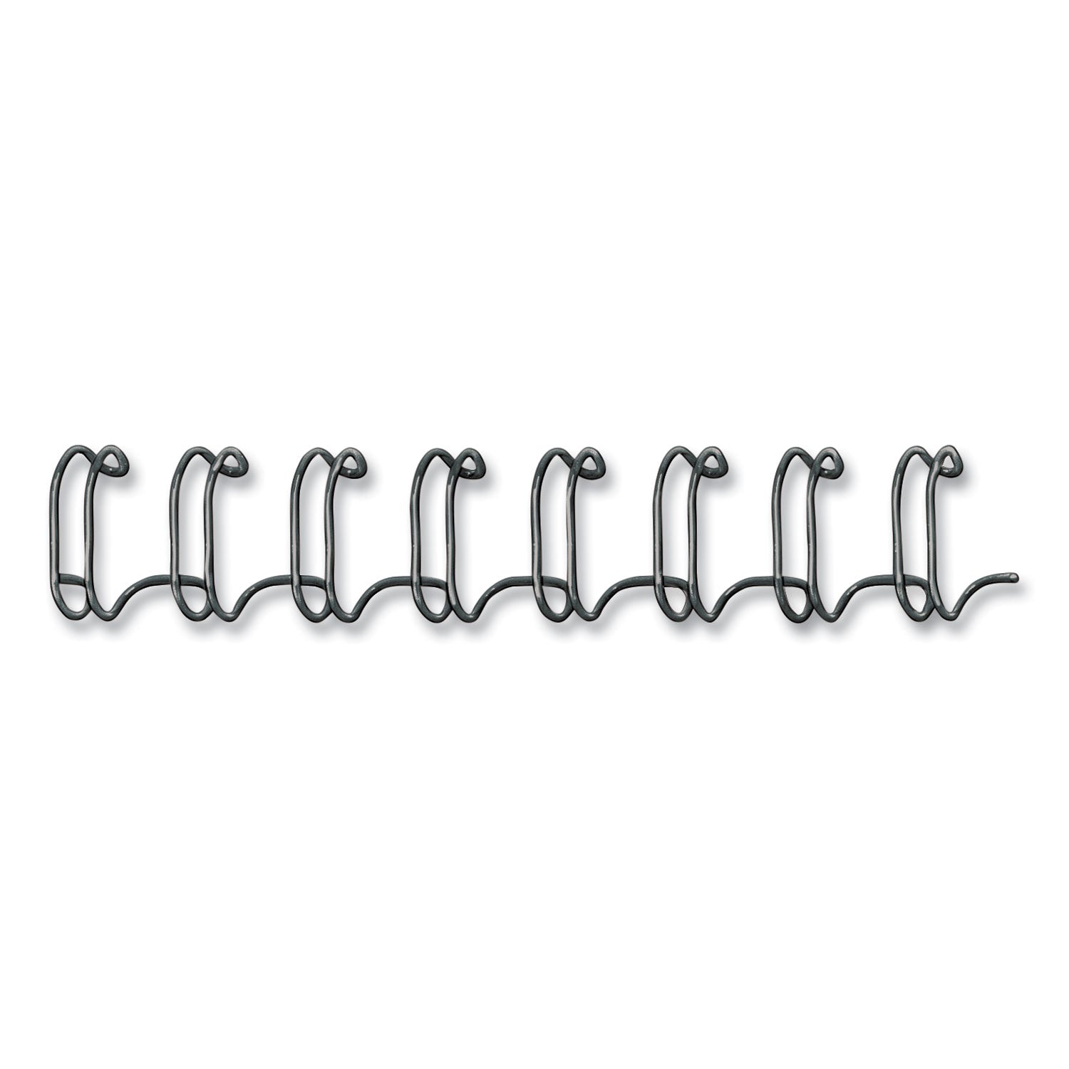 Fellowes Wire Bindings, 1/2" Diameter, 100 Sheet Capacity, Black, 25/Pack (5255401)