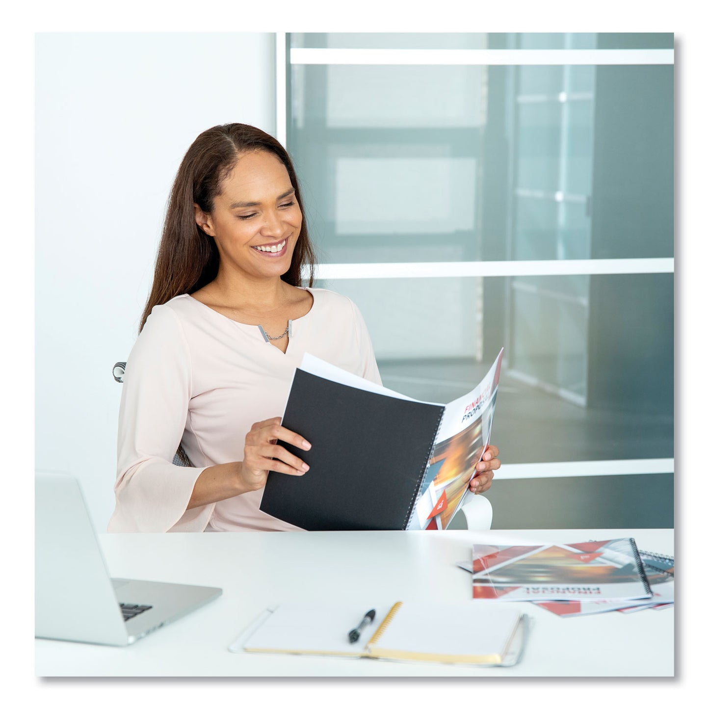 Fellowes Thermal Binding System Presentation Covers, Clear, 2 to 15 Sheet Capacity, 11 x 8.5, Unpunched, 10/Pack (5225301)