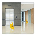 Boardwalk Site Safety Wet Floor Sign, 2-Sided, 10 x 2 x 26, Yellow (26FLOORSIGN)