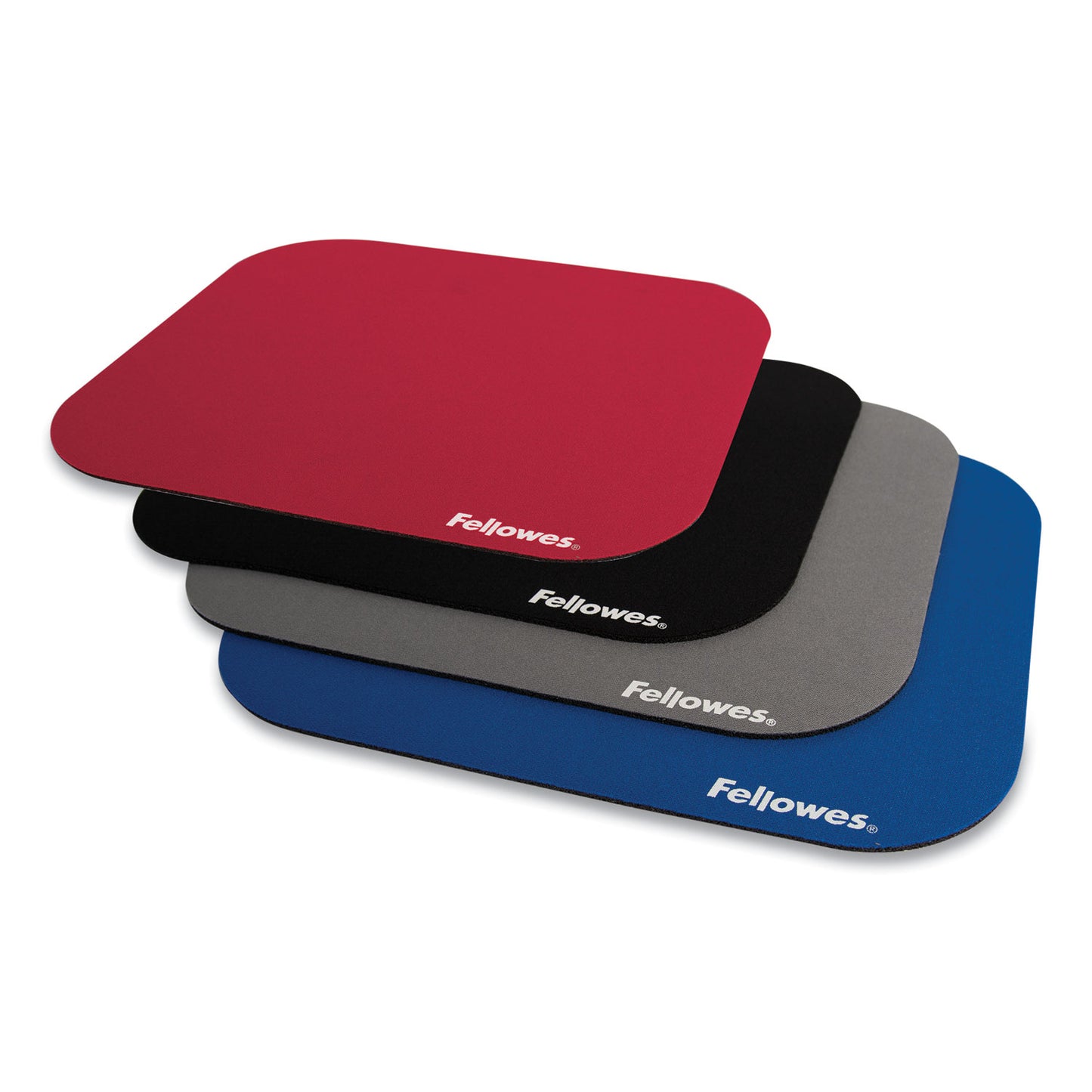 Fellowes Polyester Mouse Pad, 9 x 8, Black (58024)