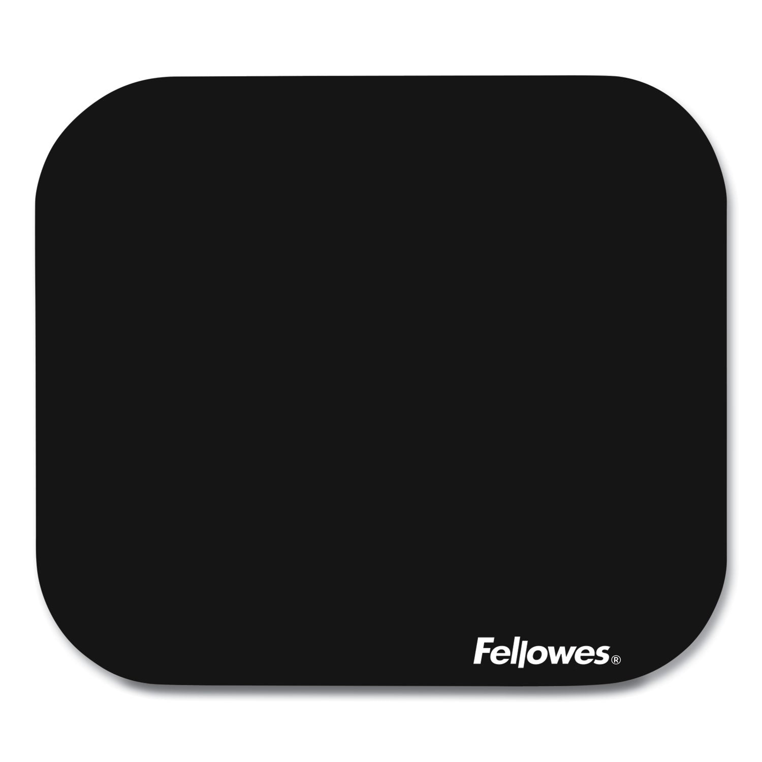 Fellowes Polyester Mouse Pad, 9 x 8, Black (58024)