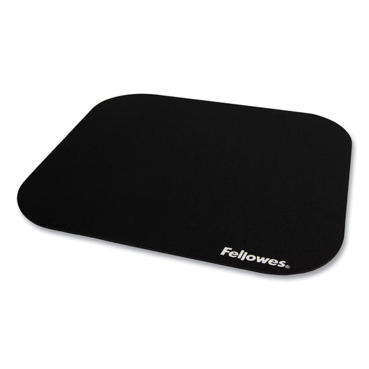 Fellowes Polyester Mouse Pad, 9 x 8, Black (58024)