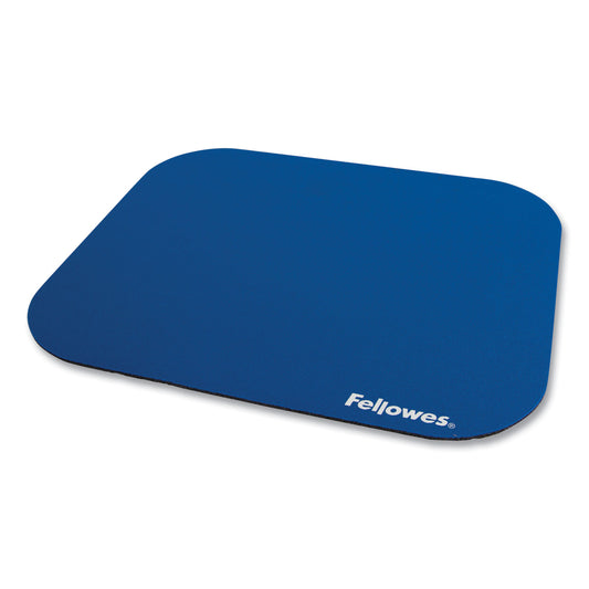 Fellowes Polyester Mouse Pad, 9 x 8, Blue (58021)