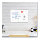 U Brands Melamine Dry Erase Board, 23 x 17, White Surface, Silver Frame (030U0001)