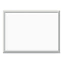 U Brands Melamine Dry Erase Board, 23 x 17, White Surface, Silver Frame (030U0001)