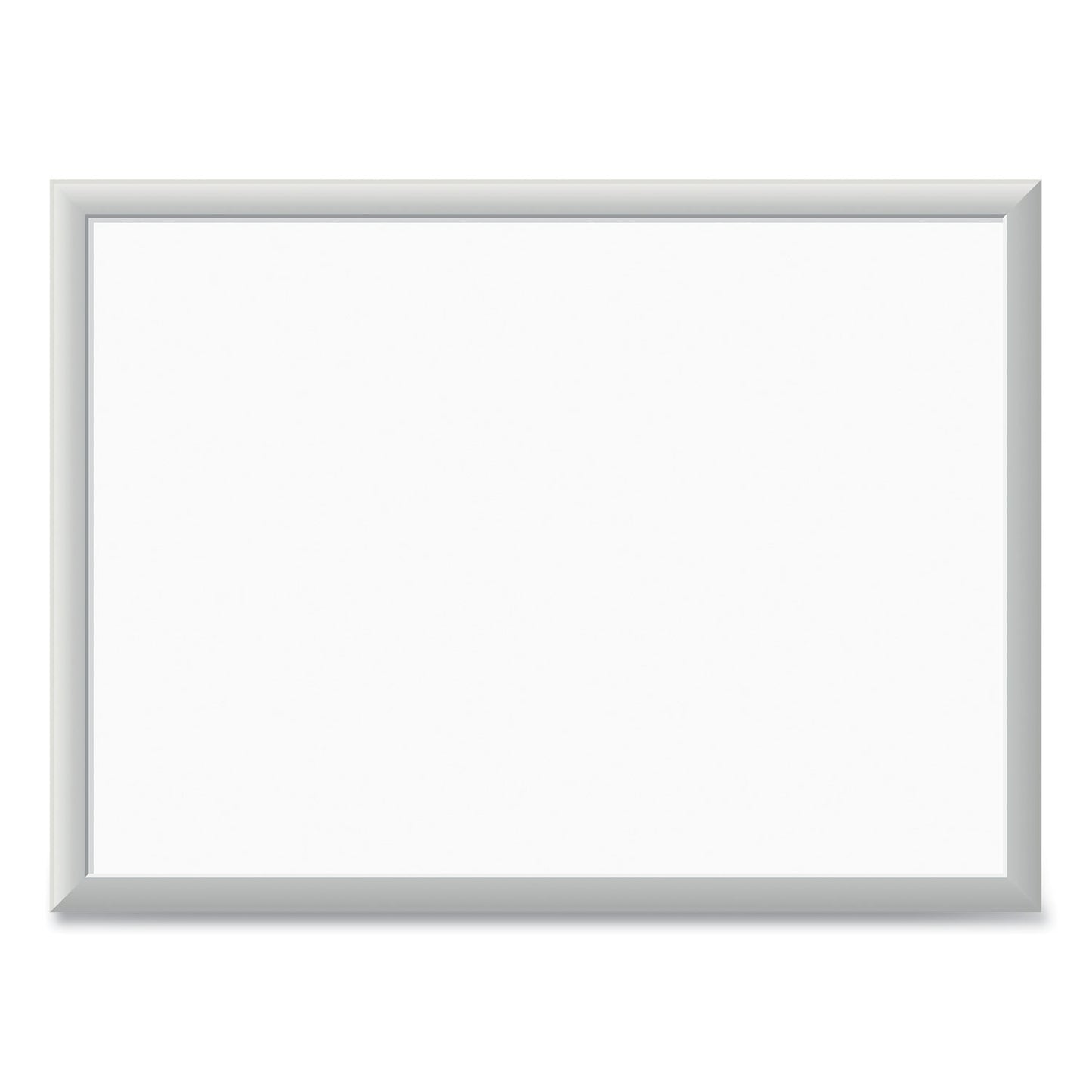 U Brands Melamine Dry Erase Board, 23 x 17, White Surface, Silver Frame (030U0001)