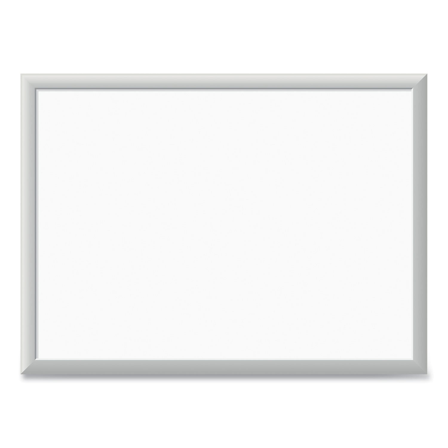 U Brands Melamine Dry Erase Board, 23 x 17, White Surface, Silver Frame (030U0001)