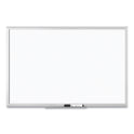 U Brands Melamine Dry Erase Board, 35 x 23, White Surface, Silver Frame (031U0001)