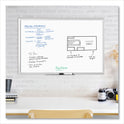 U Brands Melamine Dry Erase Board, 35 x 23, White Surface, Silver Frame (031U0001)