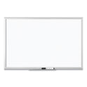 U Brands Melamine Dry Erase Board, 35 x 23, White Surface, Silver Frame (031U0001)