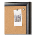 U Brands Cork Bulletin Board, 35 x 23, Tan Surface, Black Frame (301U0001)