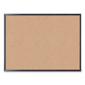 U Brands Cork Bulletin Board, 47 x 35, Tan Surface, Black Frame (2876U0001)