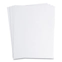 U Brands Data Card Replacement Sheet, 8.5 x 11 Sheets, Perforated at 1", White, 10/Pack (FM1615)