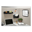 Fellowes Partition Additions Dry Erase Board, 15.38 x 13.25, White Surface, Dark Graphite HPS Frame (75905)