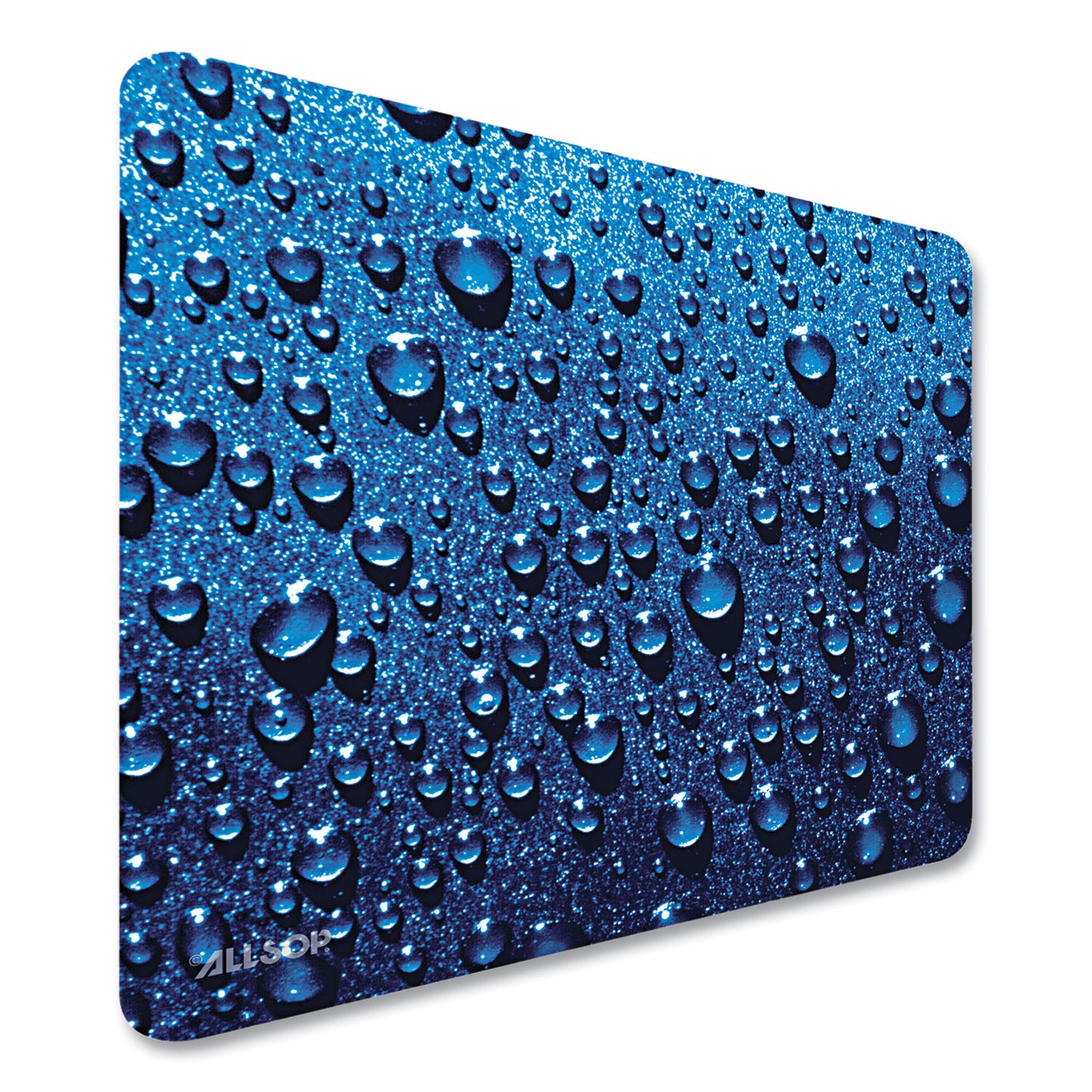 Allsop Naturesmart Mouse Pad, 8.5 x 8, Raindrops Design (30182)