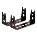 Allsop Metal Art Monitor Stand Risers, 4.75 x 8.75 x 2.5, Black (31480)