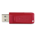 Verbatim Store 'n' Go USB Flash Drive, 8 GB, Red (95507)